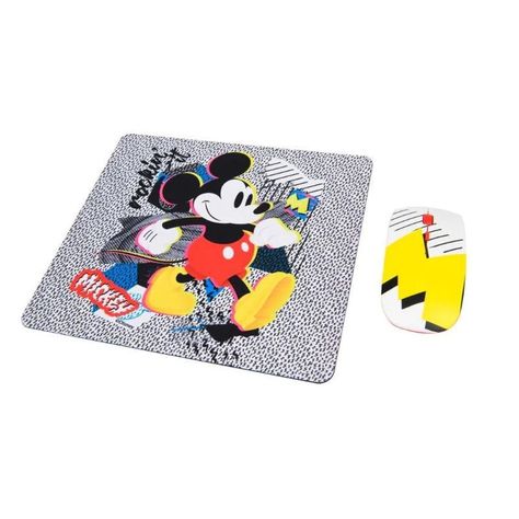 Kit mouse inalámbrico + Mousepad Mickey Mouse-2