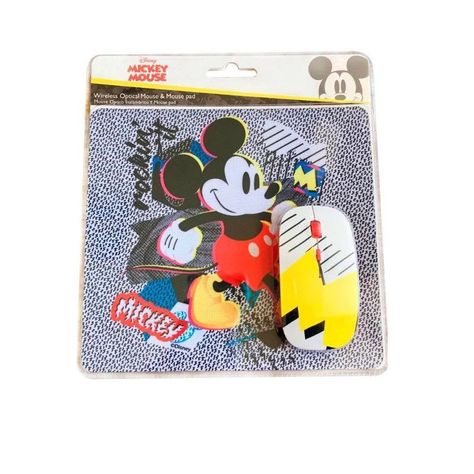 Kit mouse inalámbrico + Mousepad Mickey Mouse-3