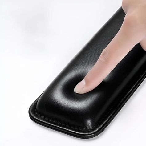 Apoya Muñecas Para Teclado Ergonómico Profesional Eco-cuero-2