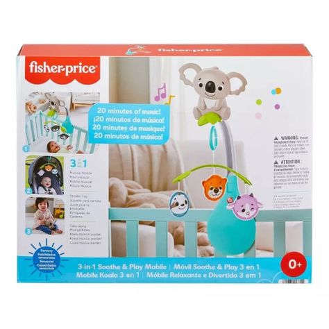 Fisher Price Movil Dulces Sentidos Koala Sensimals Hgb90-3