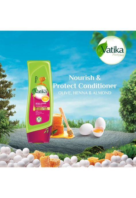 Acondicionador Vatika Miel y Huevo Repara y Restaura 400 ml-2