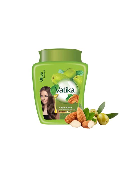 Vatika Tratamiento Capilar Oliva y Almendra 500 gr-0