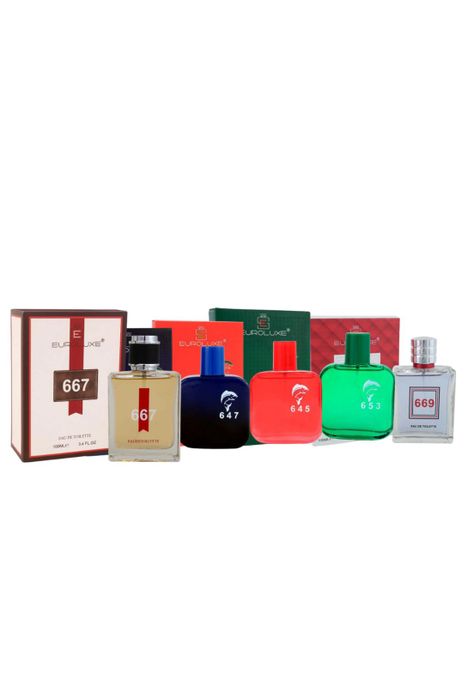 Pack 5x4 Euroluxe EDT 100 ml Hombre II-0