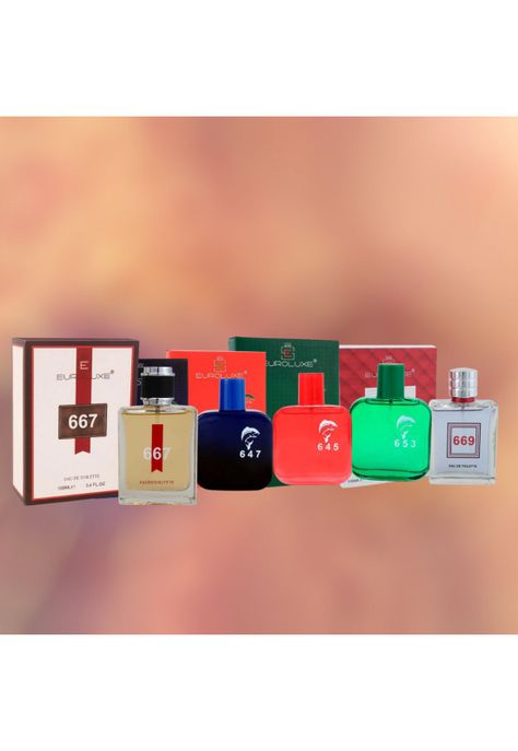 Pack 5x4 Euroluxe EDT 100 ml Hombre II-1