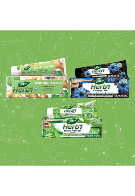 Pack #1 Pasta Dental Dabur Herbal 150gr 3 Uds-2