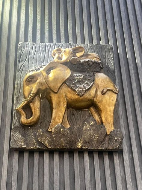 Cuadro Mamá Elefante y su Cría-1