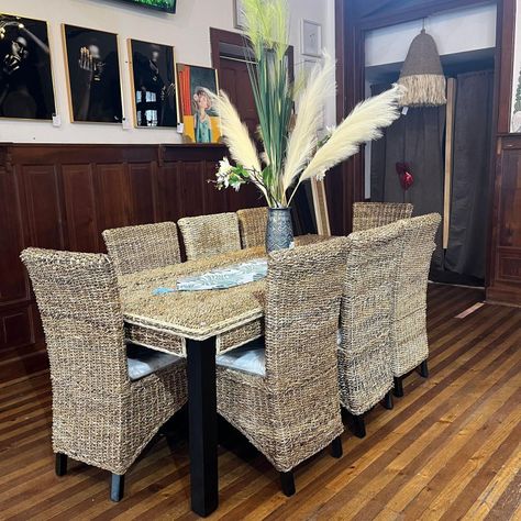 Comedor de 8 Personas en Rattán Natural Banana-2