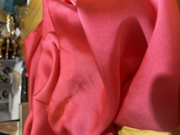 Pañuelo Saten Color Coral-1