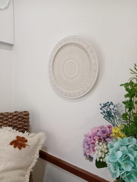 Plato Decorativo Mándala Textura 40 cm-3