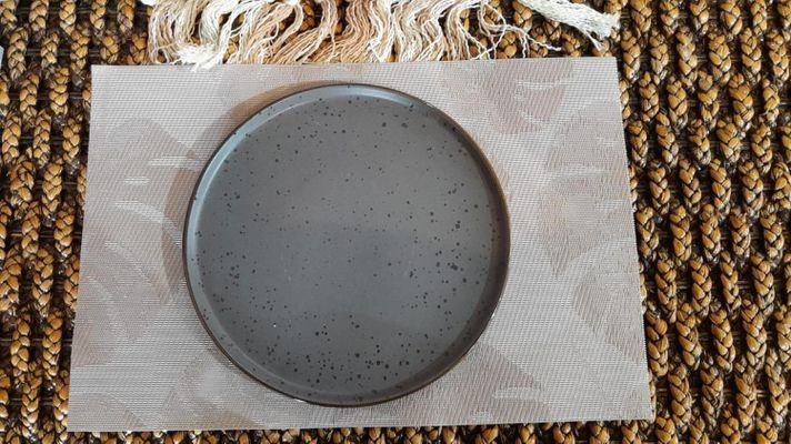 Set de 6 Individuales Limpiables Beige Hoja-1