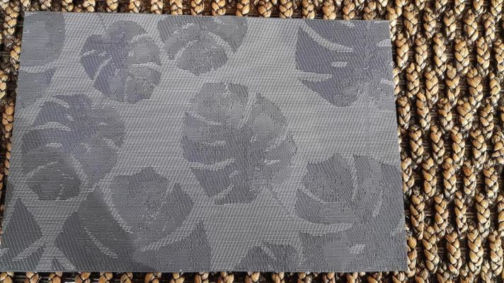 Set de 6 Individuales Limpiables Beige Hoja-3