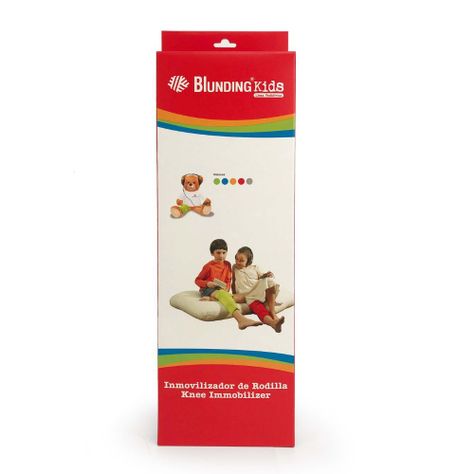 Inmovilizador De Rodilla Rojo 8-10-Blunding-1