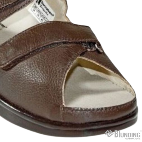 Sandalia para diabetico -Color Marron-Talla 42-Blunding-2