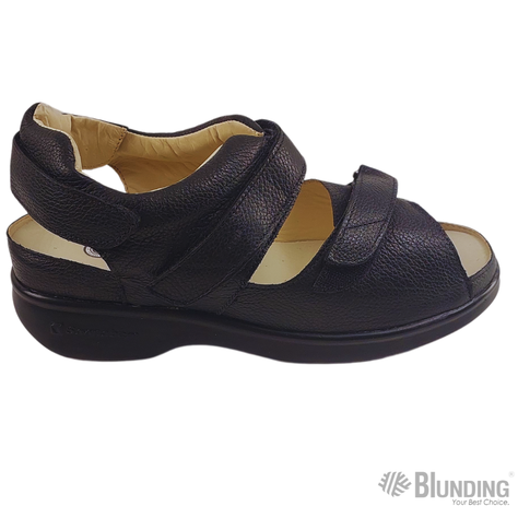 Sandalia para diabetico-Color negra-Talla 44-Blunding-1