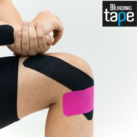 Tape Kinesiológico Blunding Tape Negro (Rollo 5Cm X 5Mts)-2