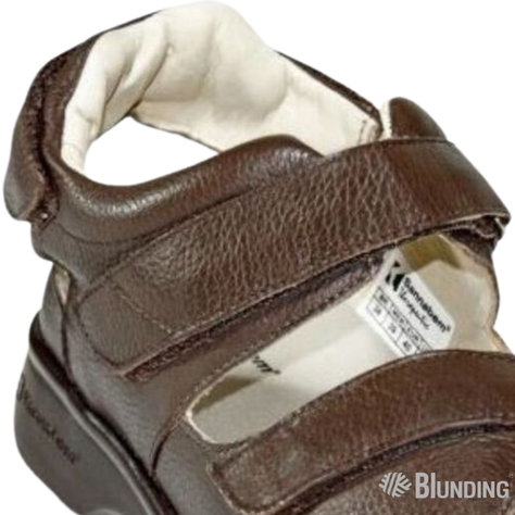 Sandalia para diabetico -Color Marron-Talla 34-Blunding-1
