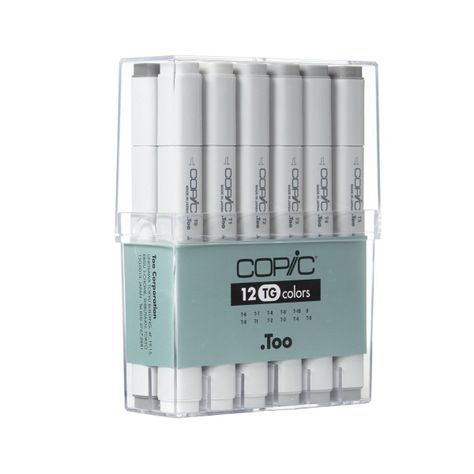 Marker 12 Color Set Tg - Toner Gray-0