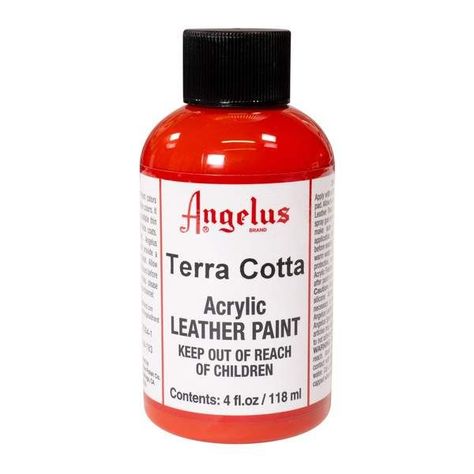 Pintura Cuero Angelus 4 onzas 183 Terra Cotta Red-0