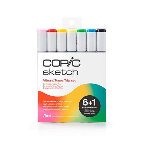 Sketch set 6+1 Vibrant Tones [Edición Limitada]-0