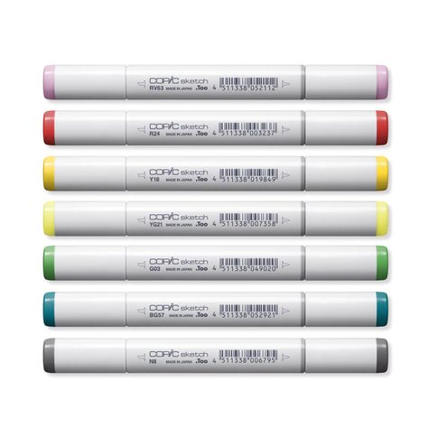 Sketch set 6+1 Vibrant Tones [Edición Limitada]-1
