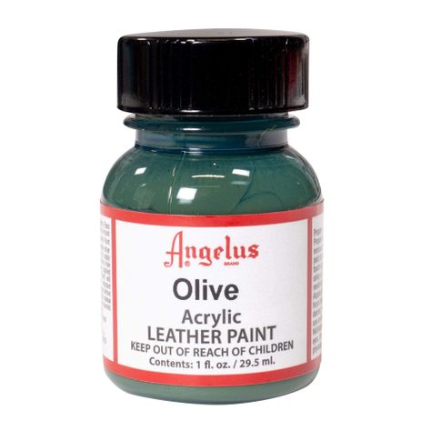 Pintura Cuero Angelus 1 oz Olive-0