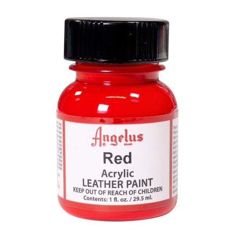 Pintura Cuero Angelus 1 oz Red-0