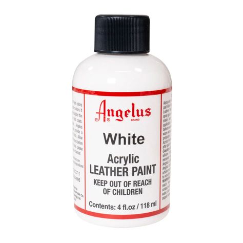 Pintura Cuero Angelus 4 onzas 005 White-0