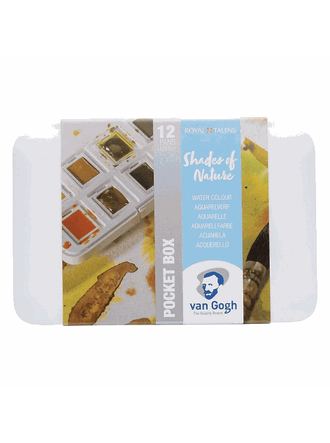 Acuarela pastilla Van Gogh Pocket Box Shades of Nature-0