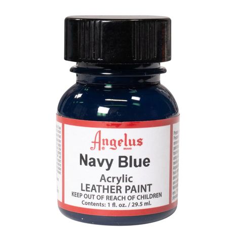 Pintura Cuero Angelus 1 oz Navy Blue-0