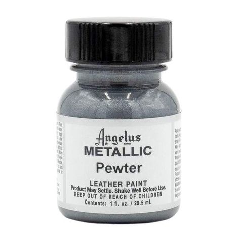 Pintura Cuero Angelus 1 oz Pewter-0