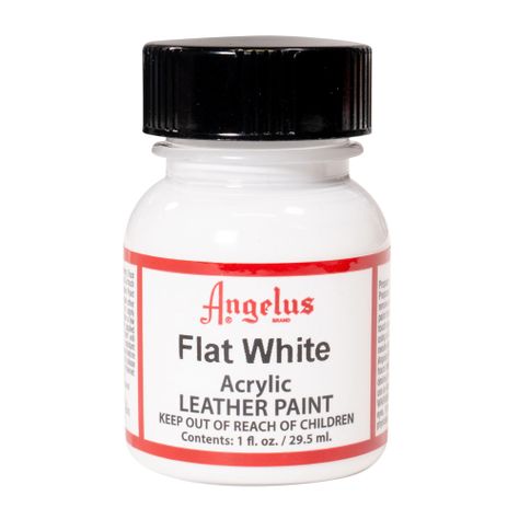 Pintura Cuero Angelus 1 oz Flat White-0