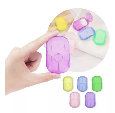 PACK 5 ESTUCHES DE  30 LAMINAS JABON PORTATIL-0