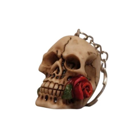 Llavero Calavera rosa-1