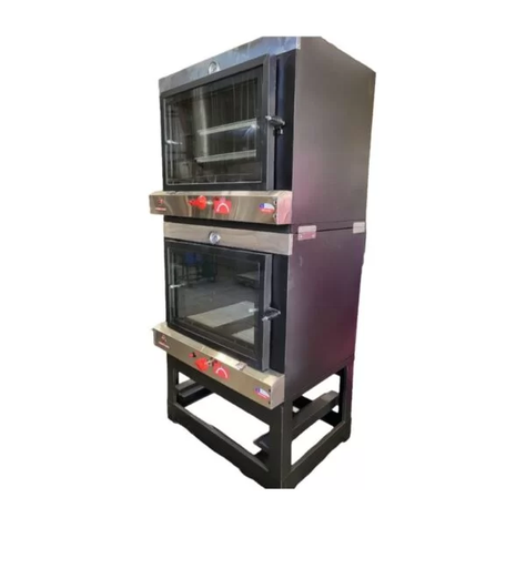 Horno convector industrial 2 cámaras 60x40-0