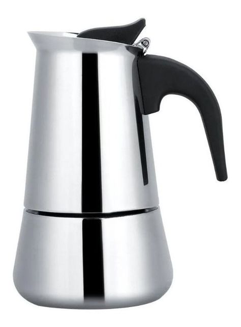 Cafetera Portátil De 4 Tazas Acero Inoxidable-1