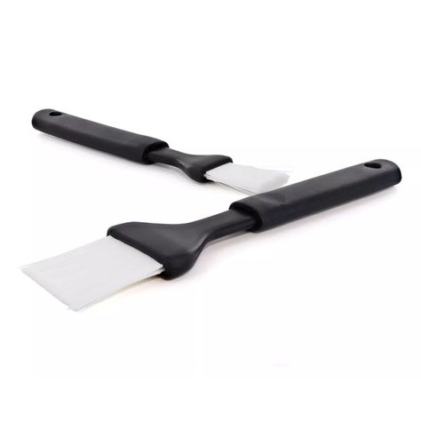 Pack 2 Piezas Brochas Cocina Resistente Calor Cerdas Blancas-1