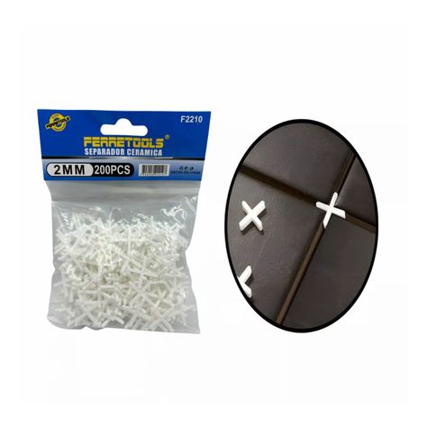 Separador Ceramica 2mm 200 Piezas Herramienta F2210-1