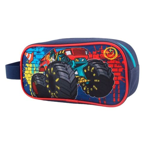 Pack 3 Piezas Mochila Lonchera Estuche Camiones Niños-4
