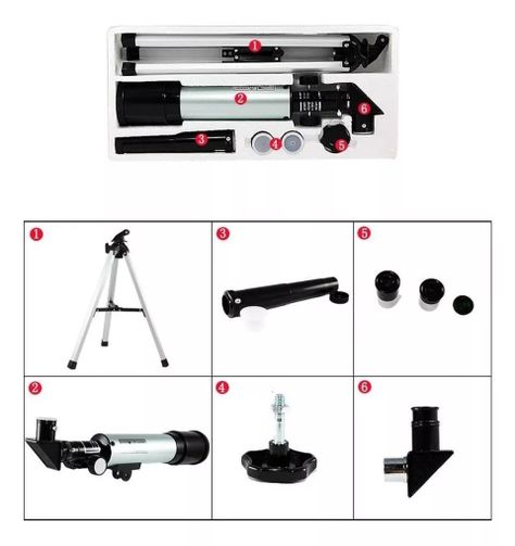 Telescopio Monocular Astronómico Profesional F30070m-1