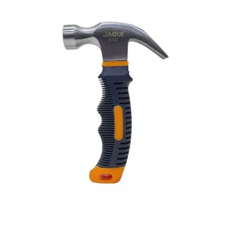 Martillo de 8Oz Mango Plastico Multiuso Herramienta Ferreteria-0
