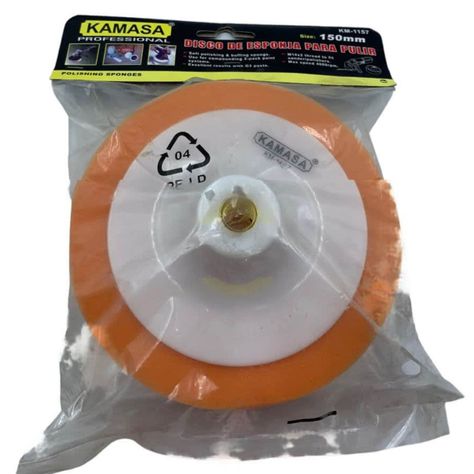Disco Esponja para Pulir de 150mm Herramienta Ferreteria KM1157-0