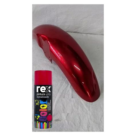 Pintura Spray Metalizado Rojo 400ml Herramienta Ferreteria-1