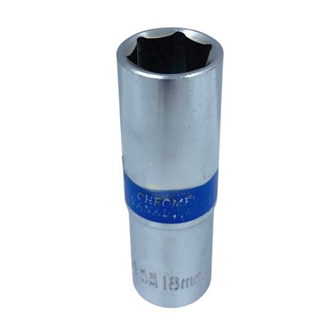 Dado Largo Hexagonal 1/2" X 18mm Herramienta Ferreteria-0