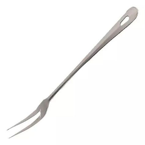 Tenedor Para Carne Acero Inoxidable Dos Dientes-1