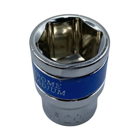 Dado Corto Hexagonal de 1/2" X 20mm Herramienta Ferreteria-0