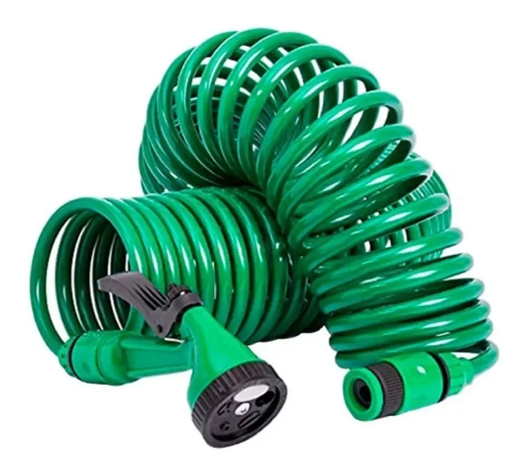 Manguera Espiral Expandible Hogar Casa Jardin 15 Mts-0