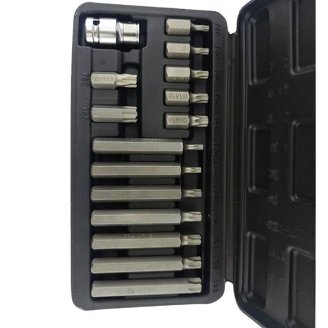 Juego de Puntas Estrella Torx 15 Piezas Herramienta MK0782-2