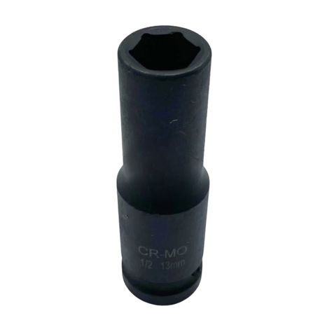 Dado Largo Hexagonal Impacto 1/2" X 13mm Herramienta Ferreteria-0