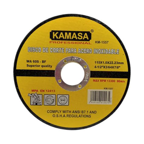 Disco de corte Metal de 1/2" Herramienta Ferreteria-0