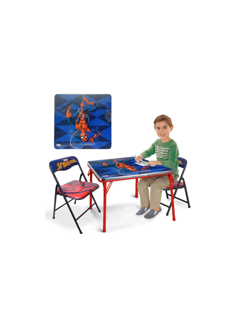 Set de Sillas y Mesa Plegable Diseño Spiderman-0